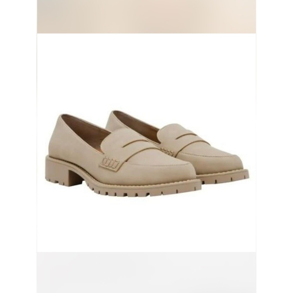 Dolce Vita Elias Flats Dune‎ Suede Size 10 Chunky Beige